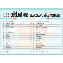 Charger l&#39;image dans la galerie, Les célébrations autour du monde