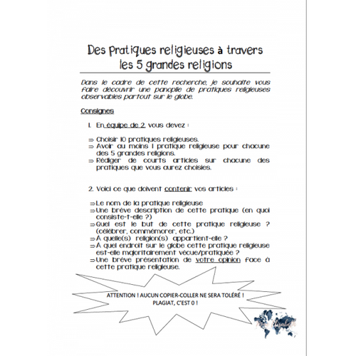 Célébrations religieuses
