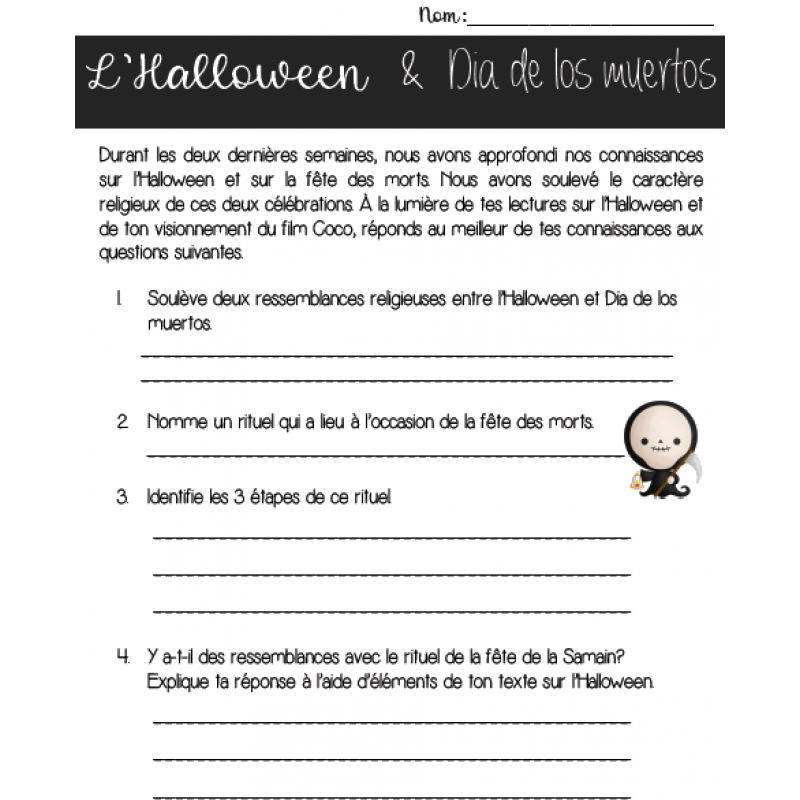 L'Halloween et Dia de los muertos