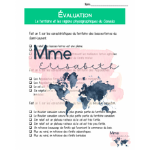 Charger l&#39;image dans la galerie, Les régions physiographiques