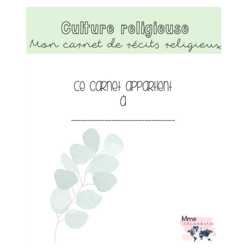 Carnet de récits religieux