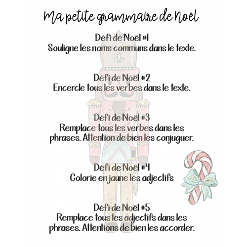 Ma grammaire de Noël
