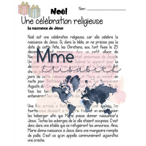 Noël, une célébration religieuse