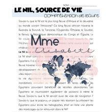 Charger l&#39;image dans la galerie, Le Nil, fleuve d&#39;Égypte