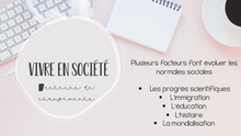 Charger l&#39;image dans la galerie, Vivre en société