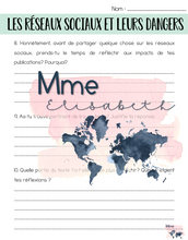 Charger l&#39;image dans la galerie, Les réseaux sociaux et leurs dangers