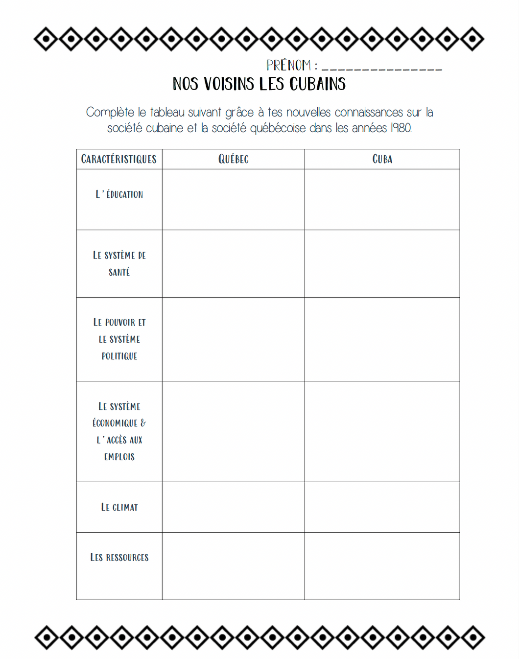 Québec 1960 vs Cuba 1960