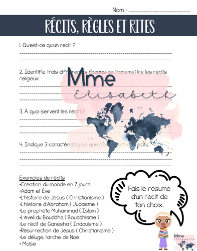 Récit, règle et rite