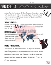 Charger l&#39;image dans la galerie, Récit du vendredi 13