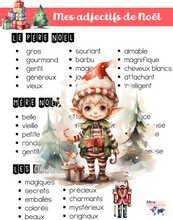 Charger l&#39;image dans la galerie, Mes adjectifs de Noël