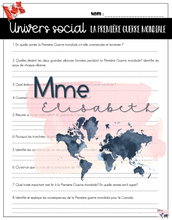 Charger l&#39;image dans la galerie, La Première Guerre mondiale