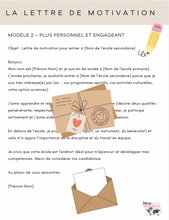 Charger l&#39;image dans la galerie, La lettre de motivation