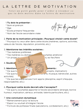 Charger l&#39;image dans la galerie, La lettre de motivation